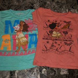 3T Disney Moana shirts (set of 2)